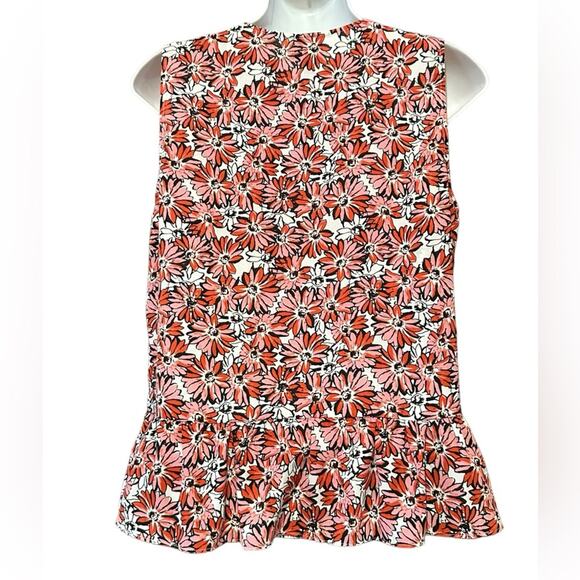 Cabi Women’s Size Medium Daisy Print Layered Sleeveless Top - Picture 1 of 7